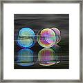 Bubble Dimension Framed Print