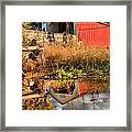 Bucks County Swamp Creek Reflections Framed Print