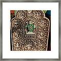 Buddhist Shrine With Computer Chip Cpu Framed Print