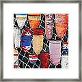 Buoy Nautical Vintage Art Framed Print Buoy Nautical Vintage Art Framed Print