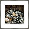 Buoys In A Box Framed Print