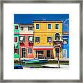 Burano Framed Print