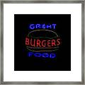 Burgers I Framed Print