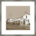 Business Section Lighthouse Ave. Pacific Grove California Circa 1930 Framed Print