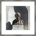 Bust Of Hippocrates Framed Print