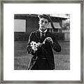 Buster Keaton Portrait Framed Print
