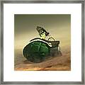 Butterfly On A Hand Grenade Framed Print