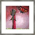 Butterfly Whisperer By Shawna Erback Framed Print