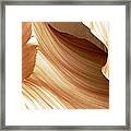 Butterscotch Taffy Antelope Canyon Framed Print
