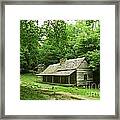Cabin In The Smokey Mtns Framed Print