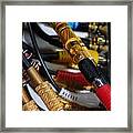 Cables And Wires Framed Print
