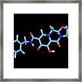 Cabotegravir Hiv Drug Molecule Framed Print