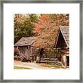 Cades Cove Grist Mill Framed Print