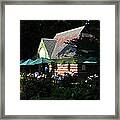 Cafe In The Trees Framed Print