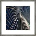 Calatrava Lines At The Blue Hour Framed Print