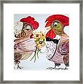 Calling All Chicken Lovers Say I Do Framed Print