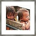 Cambodian Children 03 Framed Print