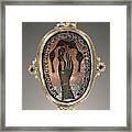 Cameo Set Into A Mount Unknown Gem 5th Century Mount Modern Framed Print