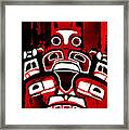 Canada - Inuit Village Totem Framed Print