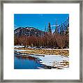 Canadian Rockies In Early Spring Framed Print