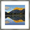 Canadian Rocky Mountain Autumn Landscape Framed Print