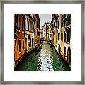 Canal In Venice Framed Print