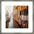 Canal Minor. Venice Framed Print