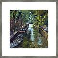 Sold Canals Of Coexistence Framed Print