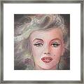 Marilyn Monroe, Candle In The Wind... Framed Print
