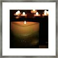 Candle Light Framed Print