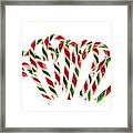 Candy Canes Framed Print