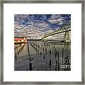 Cannery Pier Hotel And Astoria Bridge Framed Print