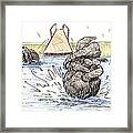 Cannon Ball Fun Framed Print