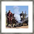 Cannon Firing At Fountain Of Youth Fl Framed Print
