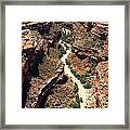 Canyon Trekking Framed Print