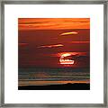 Cape Cod Bay Sunset Framed Print