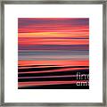 Cape Cod Sunset Abstract Framed Print