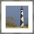Cape Lookout Lighthouse Framed Print
