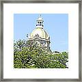 Capital Building Savannah Georgia Framed Print