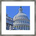 Capitol Dome Washington Dc District Of Columbia Framed Print