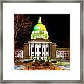Capitol Madison Packers Colors Framed Print Capitol Madison Packers Colors Framed Print