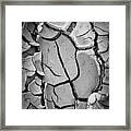 Caprock Cracked Mud Framed Print