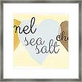 Caramel Sea Salt And Chocolate Framed Print