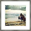 Caribbean Cello Framed Print