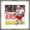 Carolina Hurricanes V Vancouver Canucks Framed Print