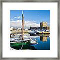 Carrickfergus Harbour In Winter Framed Print