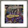 Cartoon Dinosaur Museum Framed Print