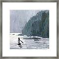 Catalina Paddle Board Framed Print