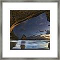 Cathedral Cove Framed Print