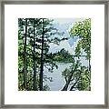 Cathedral Point - Trout Lake Framed Print